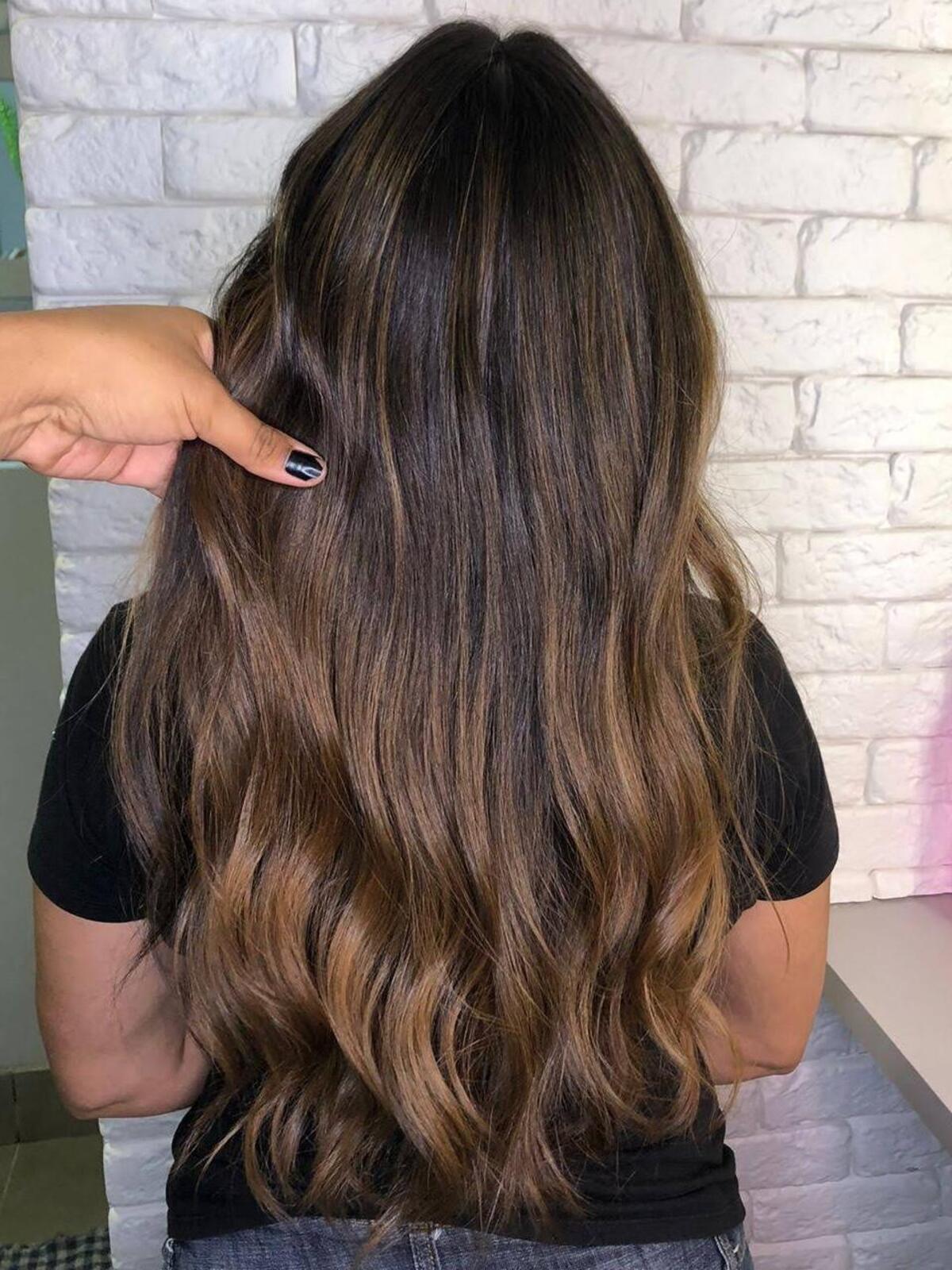 Cabelo com mechas