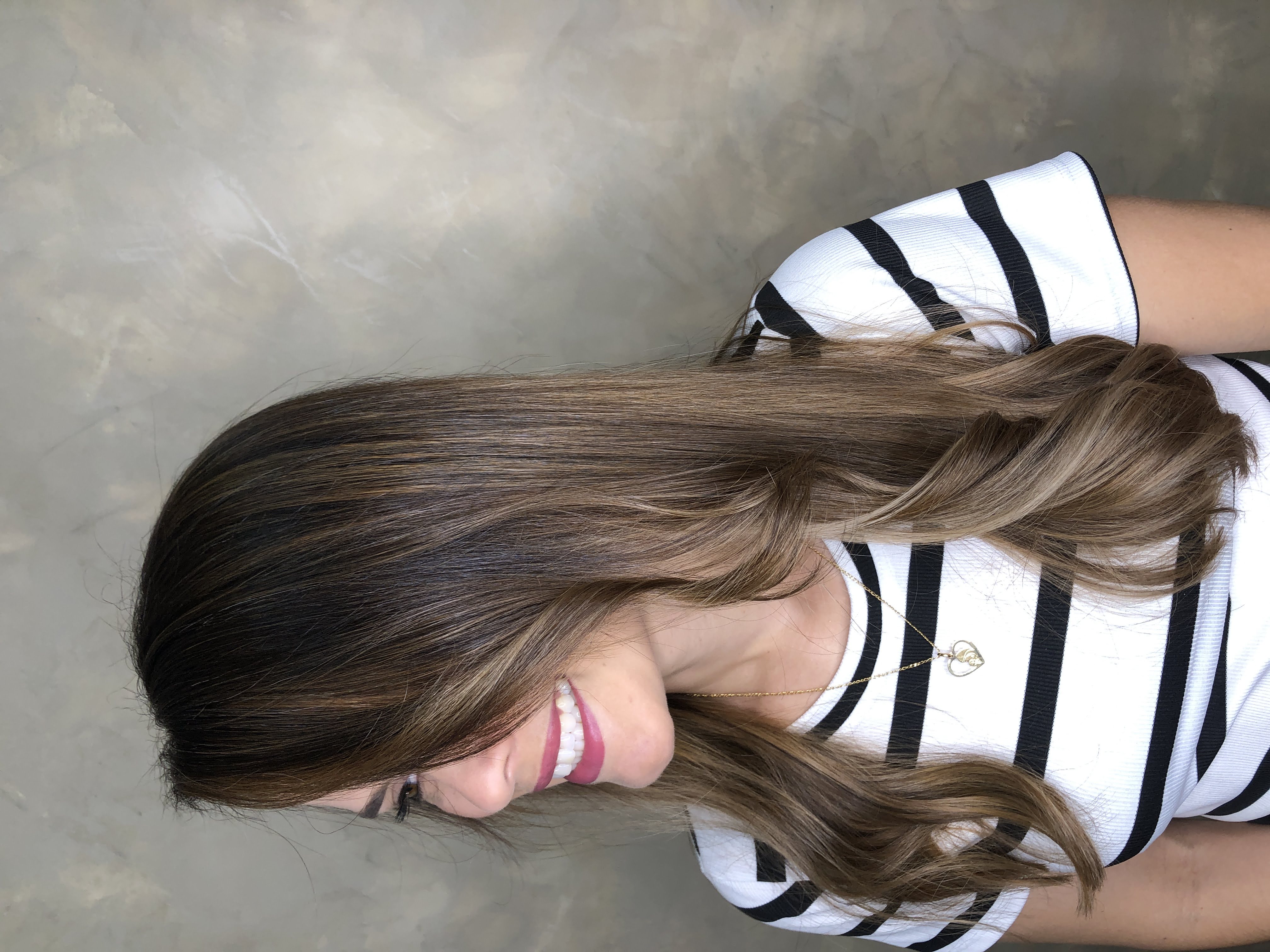 Cabelo com mechas